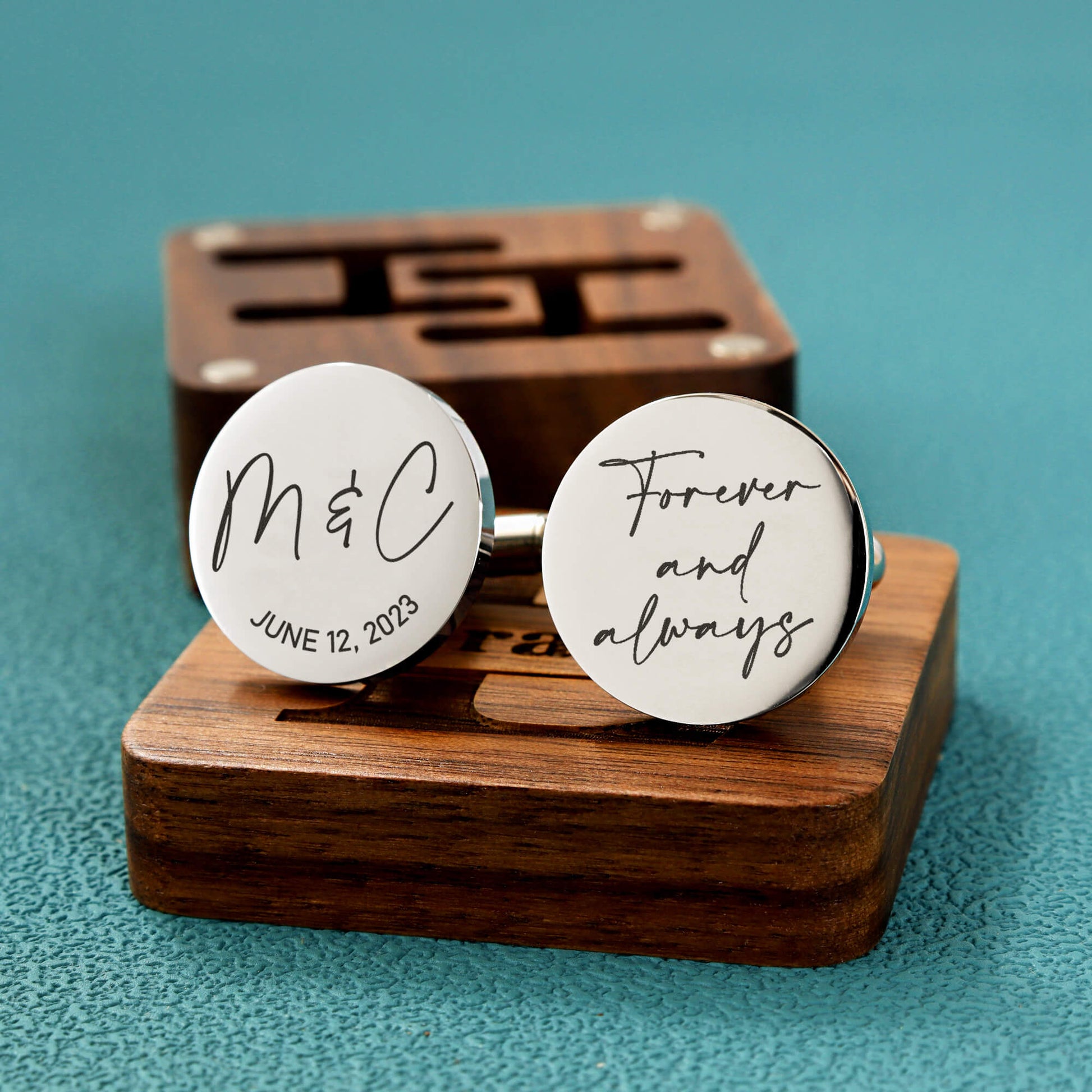 Personalized Cufflinks, Custom Cufflinks for Groom