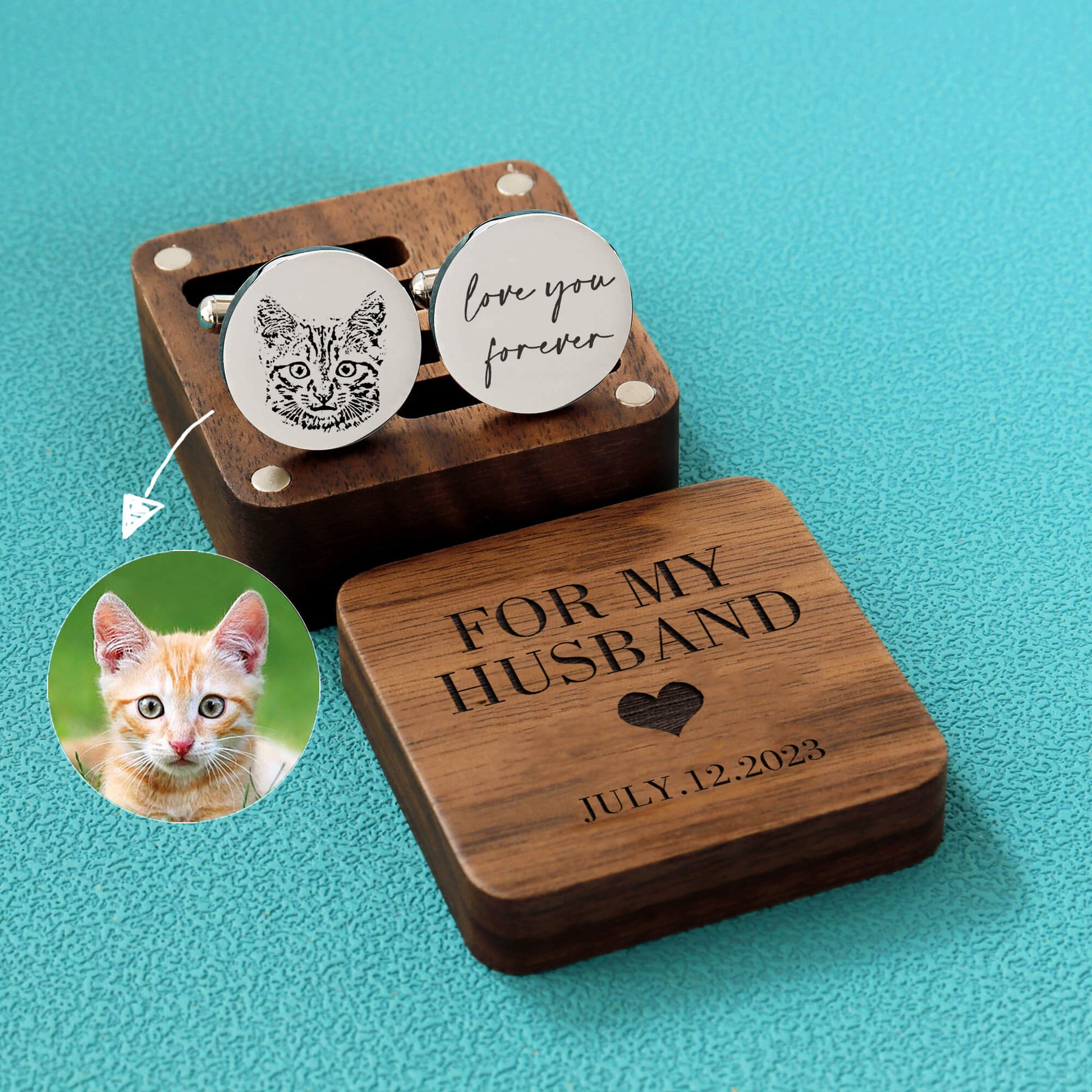 Pet Portrait Cufflinks