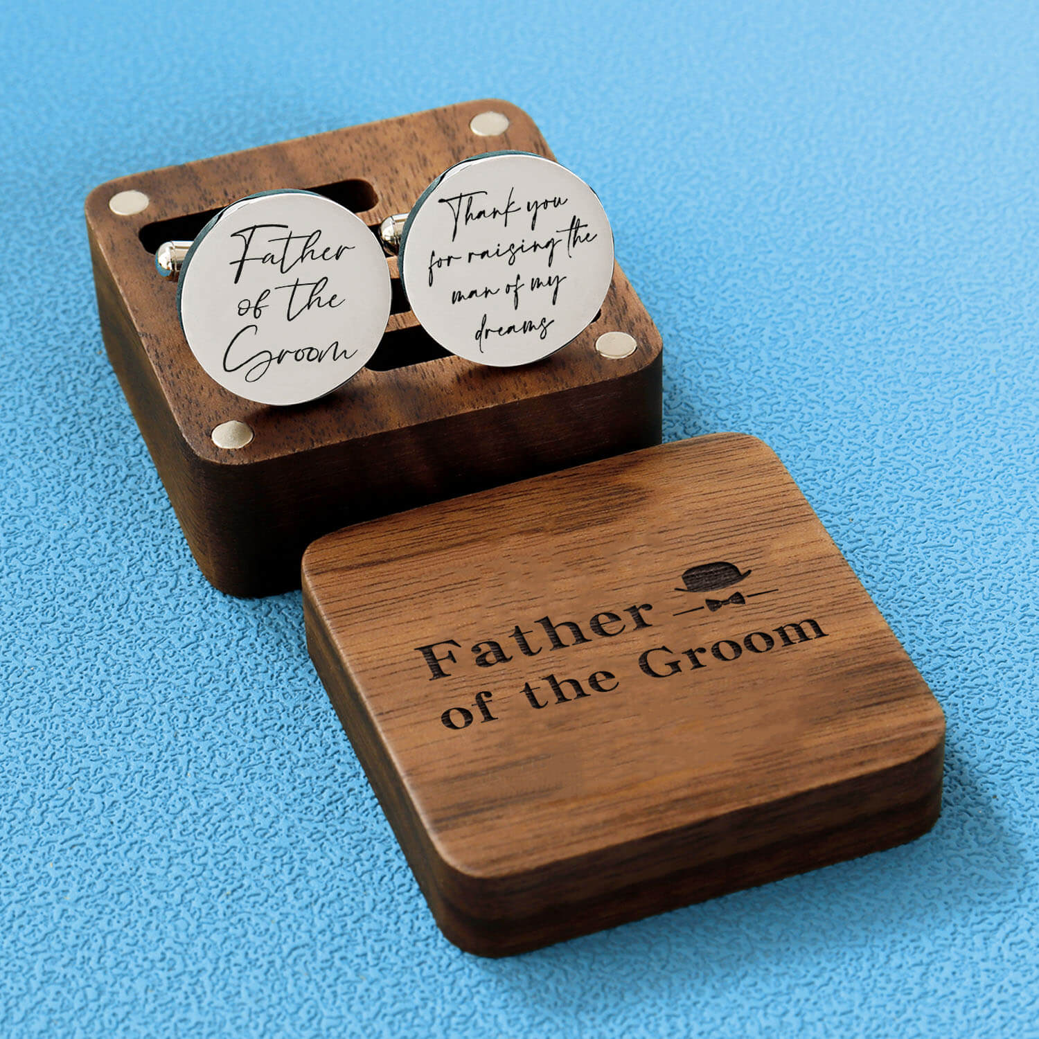 Father of the groom cufflinks gift