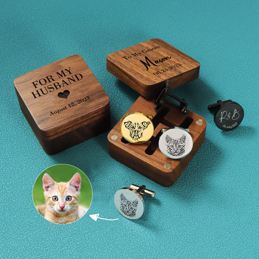 Pet Portrait Cufflinks