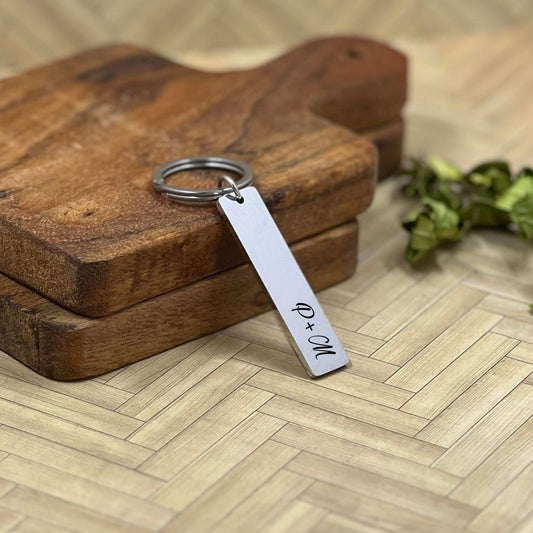 Personalized Stainless Steel Keychain