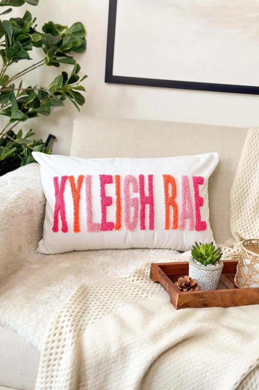 Personalized Name Pillow Cover